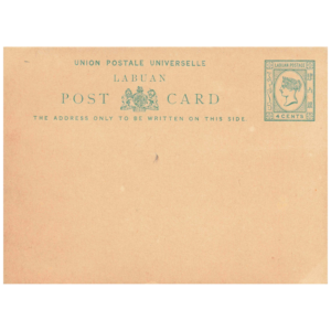 Labuan 1881 4c green p.s. card (ISC P1)
